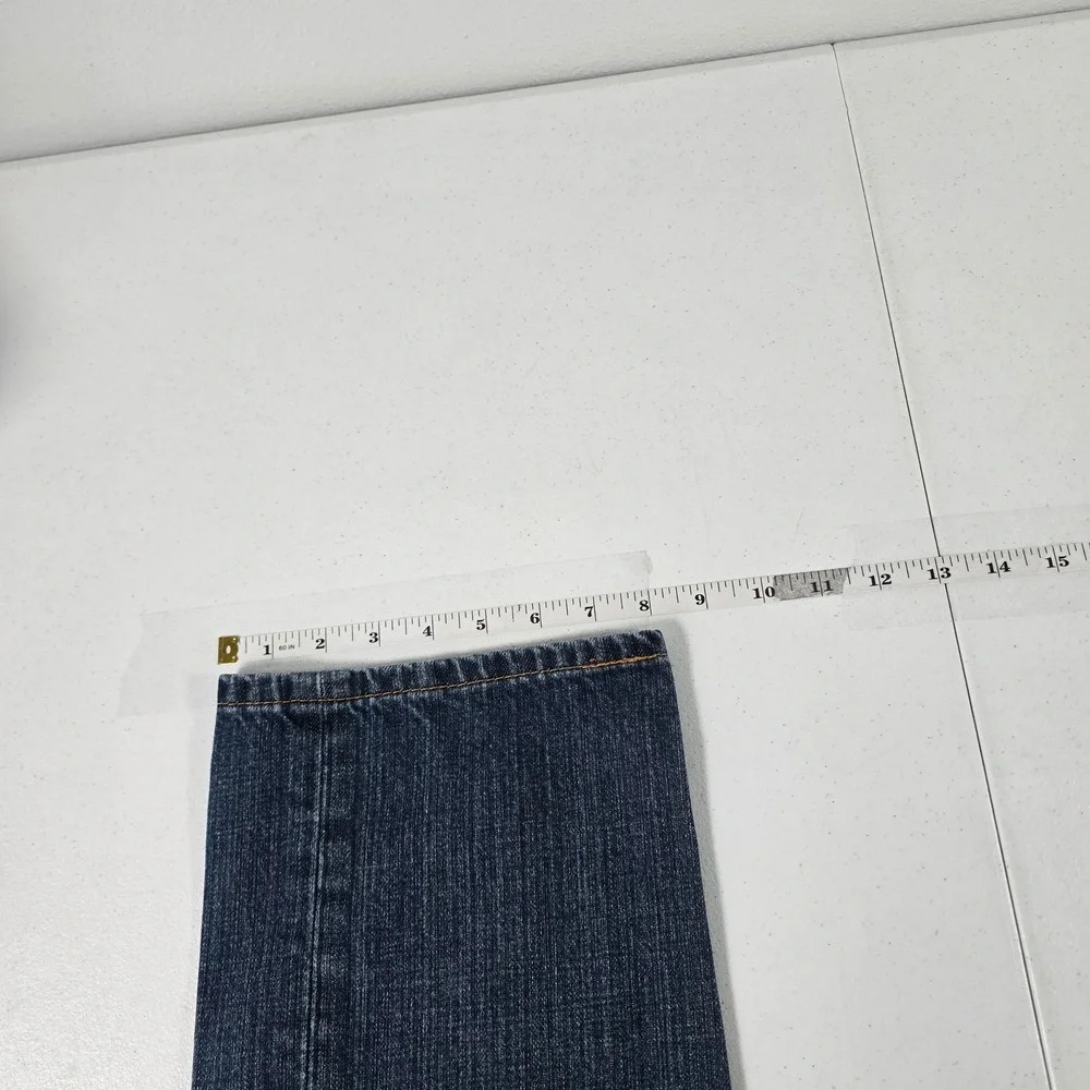 Levis 505 Regular Fit Straight Leg Jeans Mens 34x32 Medium Wash Blue Denim